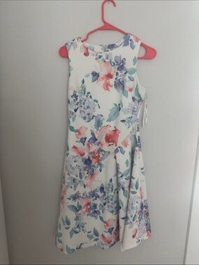 Calvin Klein floral dress EC size 4